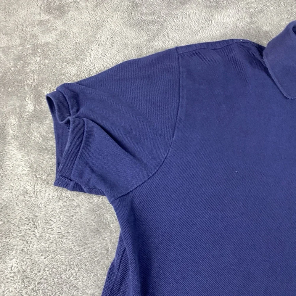 POLO RALPH‎ LAUREN Custom Fit Shirt Mens Large BlueShort Sleeve Knit
